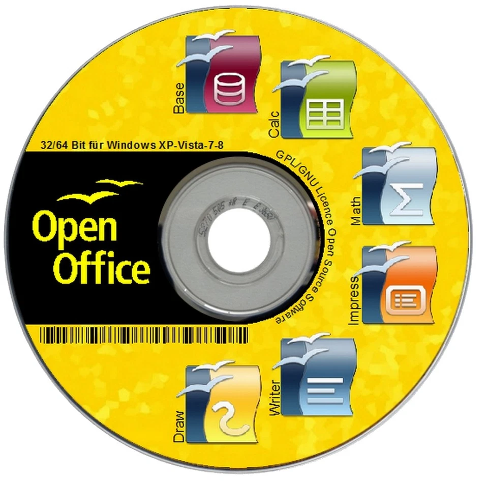 ✔ OPEN OFFICE 4.1.7  für Windows 10 7 8 XP VISTA BÜROSOFTWARE ersetzt Word Excel - Bild 1 von 1