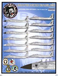 FUR48072 1:48 Furball Aero Design F-15A F-15C F-15D Eagle 'USAFE Mod Eagles' - Picture 1 of 5