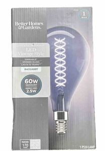 (2) XL Oversized Light BULBS LED Vintage Style Dimmable Decorative 11” E26 Smoke - Picture 1 of 5
