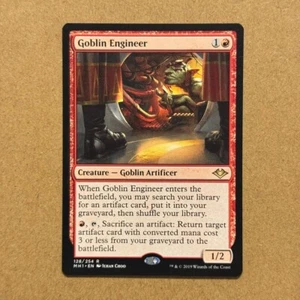 MTG ~ Goblin Engineer ~ MH1 Modern Horizons ~ #128 ~ English ~ Rare ~ NM - Picture 1 of 3