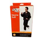 Valeo Sauna Suit Size Large XL Pant Waist up to 36"- 40" Black Training Cardio