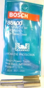 NEU Bosch High Speed zwei Flöten 1/2" gerader Router Bit 85100 - Bild 1 von 7