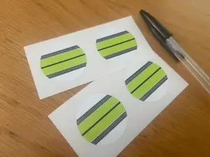 Pegatinas de golf putter de dos bolas 2 pares) - VENDEDOR DEL REINO UNIDO - Imagen 1 de 1