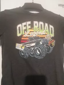Boys Off Road Ledgend Tee Shirt 4x4 Monster Truck - Picture 1 of 2