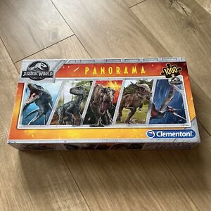 Clementoni Jigsaw Panorama Puzzle Jurassic World 1000 Gift Dinosaurs