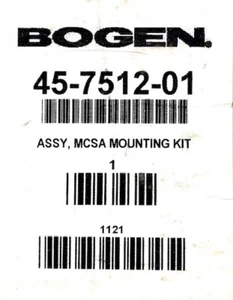 Bogen 45-7512-01 ASSY-MCSA MOUNTING KIT - Picture 1 of 4