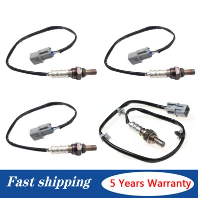 4PCS Up+Down Oxygen Sensor for 2005-09 Hyundai Tucson 05-2010 Kia Sportage 2.7L - Image 1 of 4