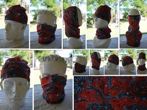 1x'SPORTS' Cabeza/Rostro/Máscara/Cuello Tubo Multiuso Bandana/Durag.SPF5,Bufanda/Envoltura.029 - Imagen 1 de 10