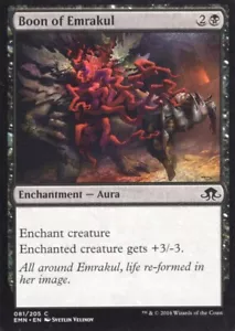 3X BOON OF EMRAKUL 081/205 ELDRITCH MOON MTG MAGIC LP X3 - Picture 1 of 1