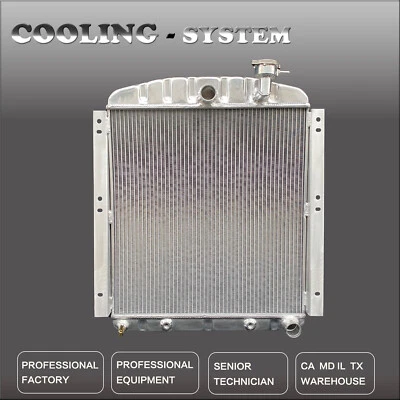 KKS 3 Row Aluminum Radiator For 1948-1954 Chevy GMC Truck Pickup For V8 Only - Image 1 of 4