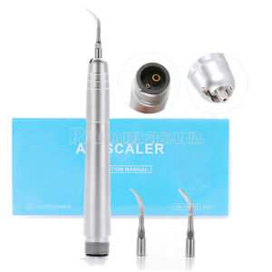 NSK Style Dental Super Sonic Ultrasonic Air Scaler Scaling Handpiece 2Hole+3Tips
