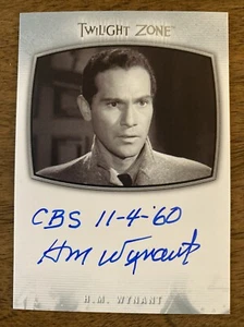 2020 Twilight Zone Archives H.M. Wynant Inscription Autograph AI-17 Var D - Picture 1 of 3