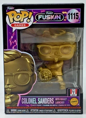 Funko Pop! Игры KFC Funko Fusion Colonel Sanders CHASE GOLD NO1115 с защитой - Изображение 1 из 4