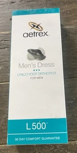 Aetrex Lynco Fußorthesen Einlegesohlen für Herren elegante Schuhe Modell L500 Größe 7 Neu! - Bild 1 von 6