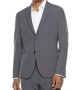 JF J.Ferrar 360° Slim Fit 2 Pieces Suit XL 46-48 | Flat Front Pants L 36-38 - Picture 1 of 12