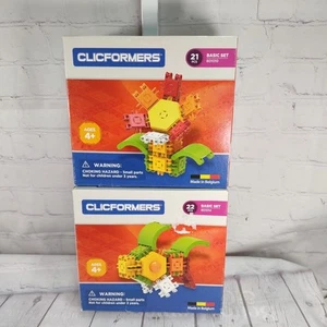 Lot Of 2 Clicformers Set 801014 and Set 801010 Construction Toy Building 2017 - Picture 1 of 7