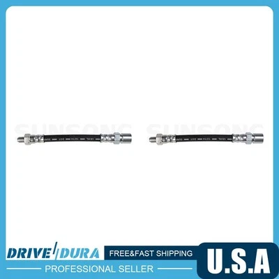 Rear Brake Hydraulic Hose for 1968 1969 1970 1971 1972 1973 1974-1983 Fiat 124 - Image 1 of 4