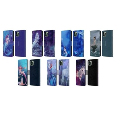 OFFICIAL RACHEL ANDERSON ART LEATHER BOOK WALLET CASE FOR APPLE iPHONE PHONES - Image 1 of 4