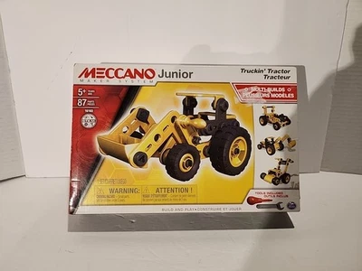 Juego de construcción de tractor Meccano Junior Truckin' COMPLETO en caja original 2015 edad 5+ Foto 1 de 3