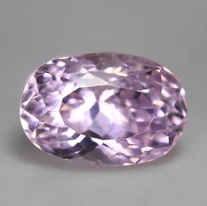 3.85CTS NATURAL LIGHTPINK COLOR KUNZITE OVAL SHAPE LOOSE GEMSTONE FROM BRAZIL - Picture 1 of 2