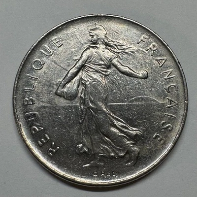 Francia 1991 5 francos - moneda #C-080 Foto 1 de 2