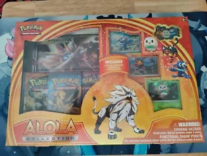 Pokemon TCG Alola Solgaleo Collection Box English New Sealed Sun Moon - Picture 1 of 2