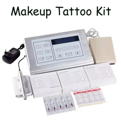 Nuevo kit de tatuaje de maquillaje 2025 dispositivo de tatuaje giratorio permanente para cejas uso doméstico Foto 1 de 4