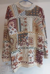 Suéter Tiara International Otoño/Otoño Colores Talla Pequeña 1992 - Imagen 1 de 9