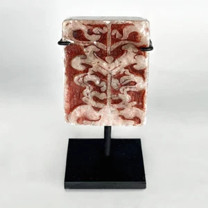 SELLO DE SELLO DE MONASTERIO QUE REPRESENTA SÍMBOLO ARCAICO PIEDRA DE JABÓN PORCELANA PRINCIPIOS DEL SIGLO XX. - Imagen 1 de 3