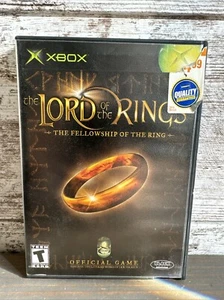 Lord of the Rings Fellowship of the Ring Xbox CIB Complete In Blockbuster Case - Picture 1 of 4