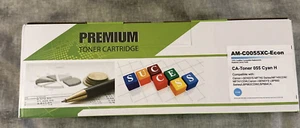 PREMIUM TONERKARTUSCHE AM-C0055XC-Econ CYAN - Bild 1 von 4