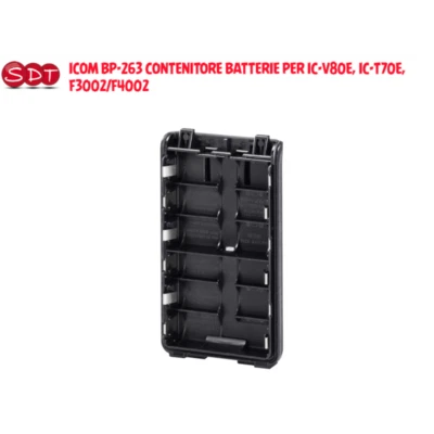 ICOM BP-263 CONTENITORE BATTERIE PER IC-V80E E IC-T70E E F3002/F4002 - Immagine 1 di 2