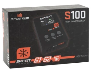 Spektrum RC S100 DC/USB 2-4S LiPo Smart RC Airplane / Car Charger [SPMXC2090] - Picture 1 of 4