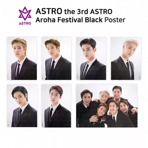 ASTRO AAF 3RD AROHA Festival Black POSTER - Each Member KPOP Moonbin Eunwoo MJ - Picture 1 of 16