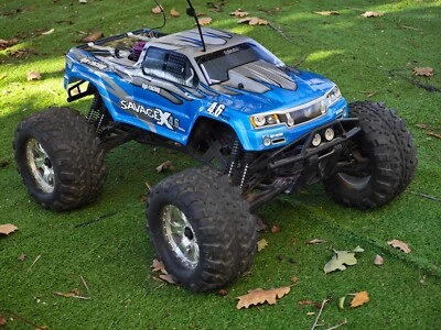 HPI Savage X 4.6 Nitro Monster Truck Usato Pochissimo – Pulizia Motore Completa. - Immagine 1 di 4