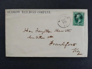 Kentucky: Glasgow 1880 (um) Glasgow Railroad Company Cover - Bild 1 von 2