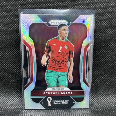 Achraf Hakimi #236 Silver Prizm 2022 FIFA World Cup Qatar Soccer Morocco - Image 1 of 2