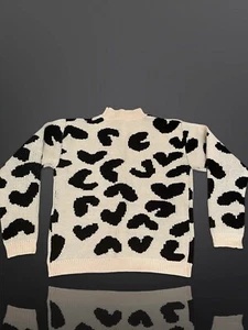 SHEIN Kids Sweater Size M, Color beige with black pattern. - Picture 1 of 4