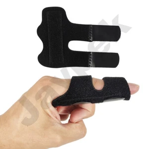 Trigger Finger with Metal Support Splint Straightener Corrector Brace Protector - Picture 1 of 1