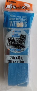 NOS Vtg Frost-King Lawn Furniture Webbing, 39 Feet, BLUE, Unopened - Picture 1 of 11