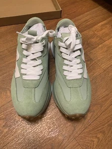 Women's Steve Madden Campo Sneaker (Black Mesh, Sage Multi, Silver) - Picture 1 of 15
