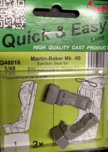 Asiento de eyección CMK Martin Baker MK.4b para kit de kit modelo BAC Lighting II 1:48 - Imagen 1 de 1