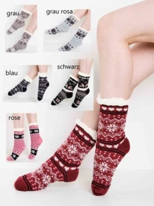 SUSA 114 Damen KUSCHELSOCKEN 1 Paar - Picture 1 of 7