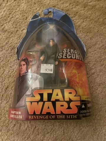 2005 STAR WARS REVENGE OF THE SITH CAPTAIN ANTILLIES SENATE SECURITY # 51 NIP Cover