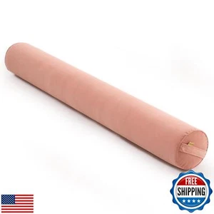 Ailuteie Long Round Body Pillow for Adults – Bolster Pillow for Bed, Cervical - Picture 1 of 5