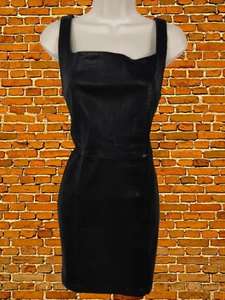 BNWT ALLSAINTS STEPH COATED DRESS UK 12 SHINY LEATHER LOOK BODYCON RRP £119 - Picture 1 of 6