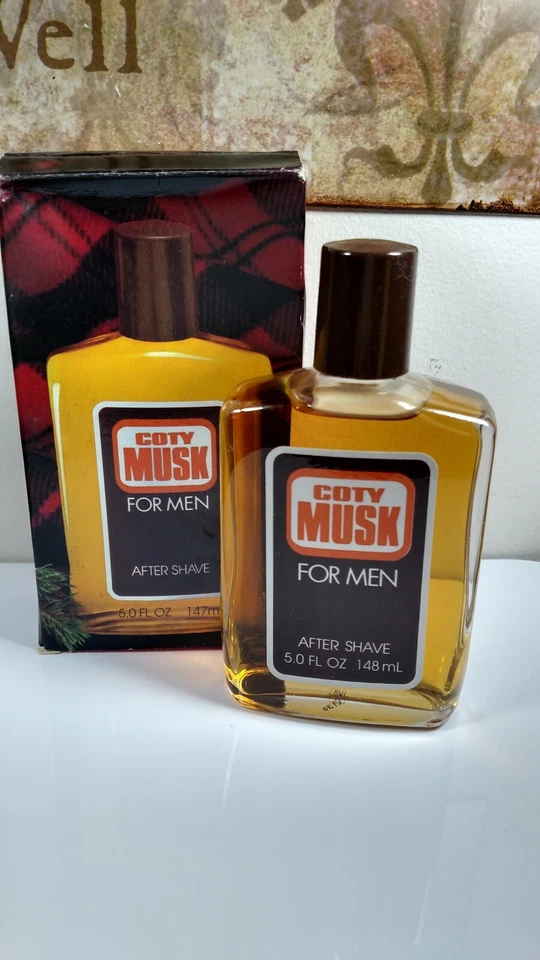 Musk For Men After Shave Splash 5.0 OZ De colección por Coty Sin Caja Foto 1 de 1