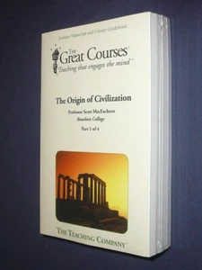 Great Courses Teaching Co TRANSCRIPT : THE ORIGIN of CIVILIZATION sealed - Picture 1 of 1