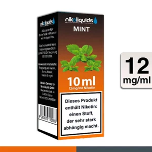Nikoliquids Mint 12 mg/ml Flasche 10 ml E-Liquid - Bild 1 von 1