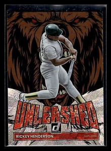 2022 Donruss #UL-17 Rickey Henderson  Unleashed Rapture  Mint+ New